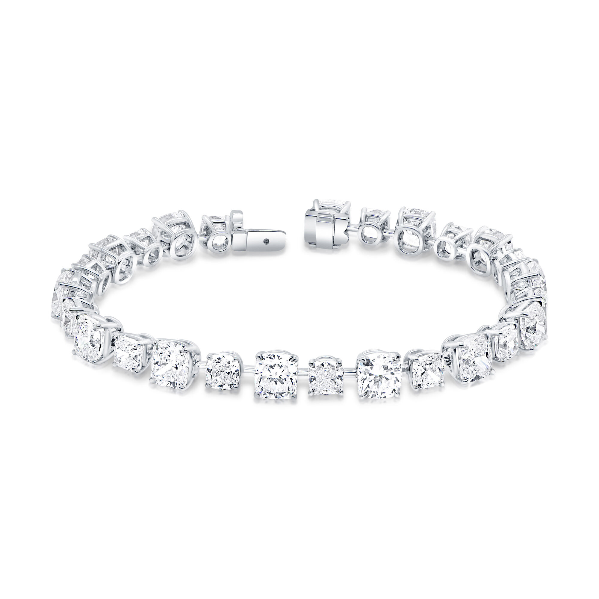 Princess cut clearance diamond bracelet